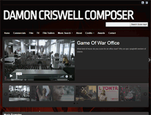 Tablet Screenshot of damoncriswell.com